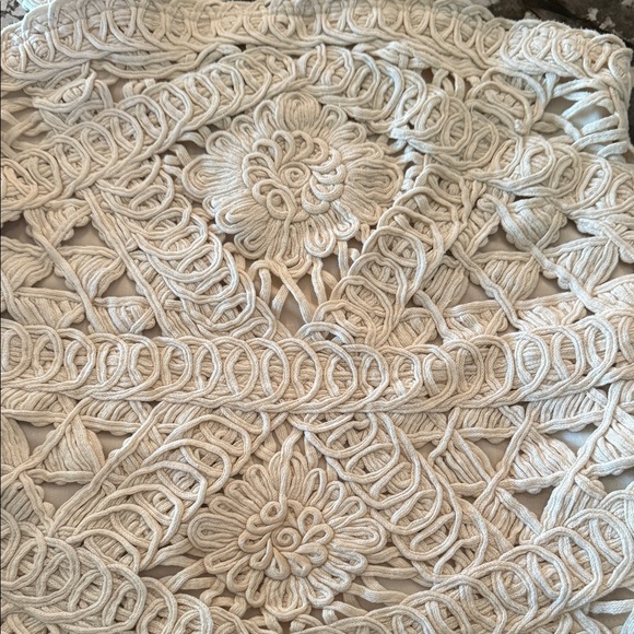 Crochet Lace Square-Neck Camisole - Cream - Picture 5 of 5